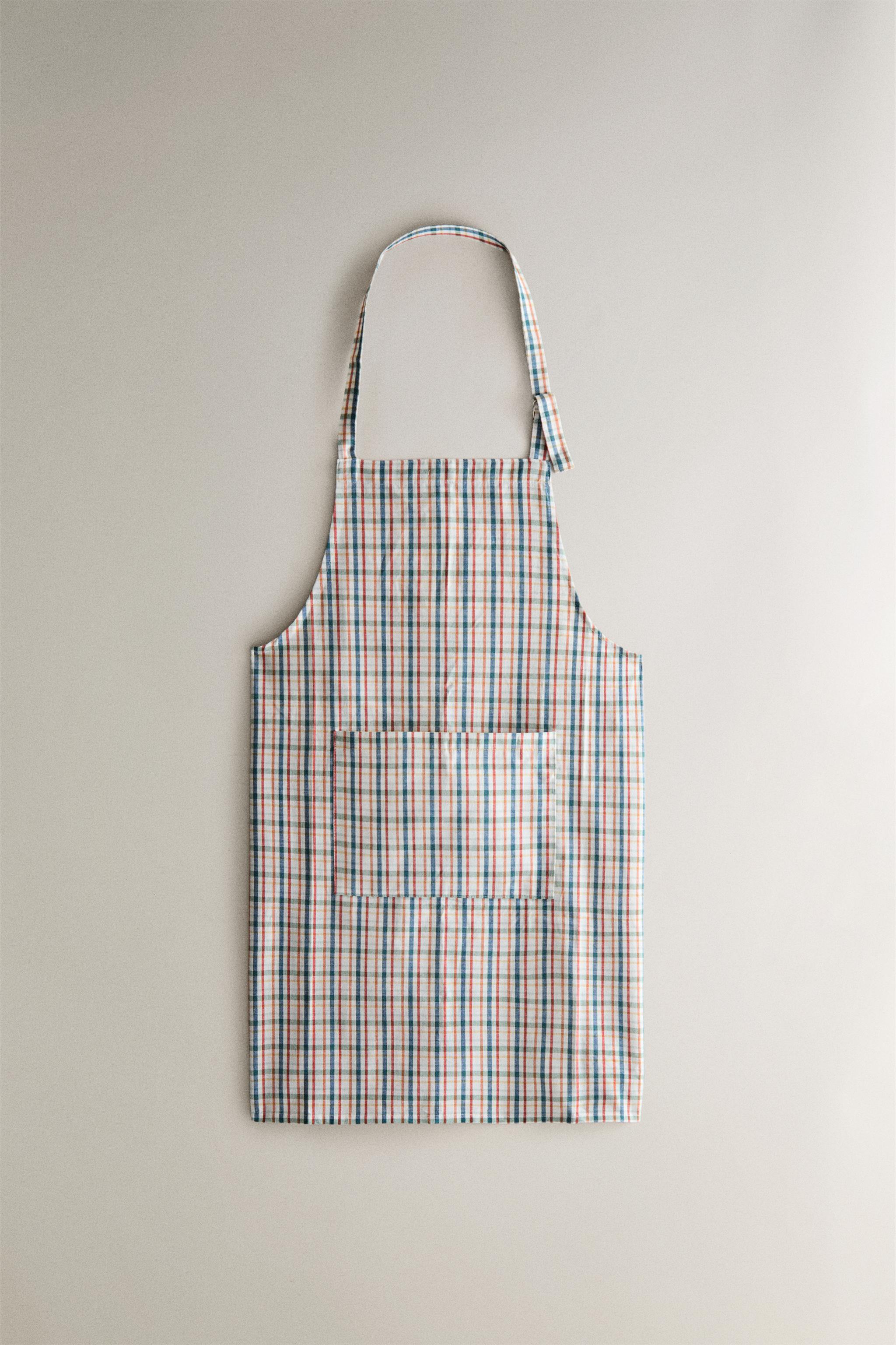 TABLIER COTON CARREAUX